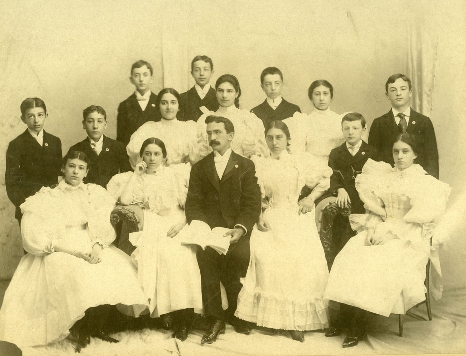 Confirmation picture dated 1895