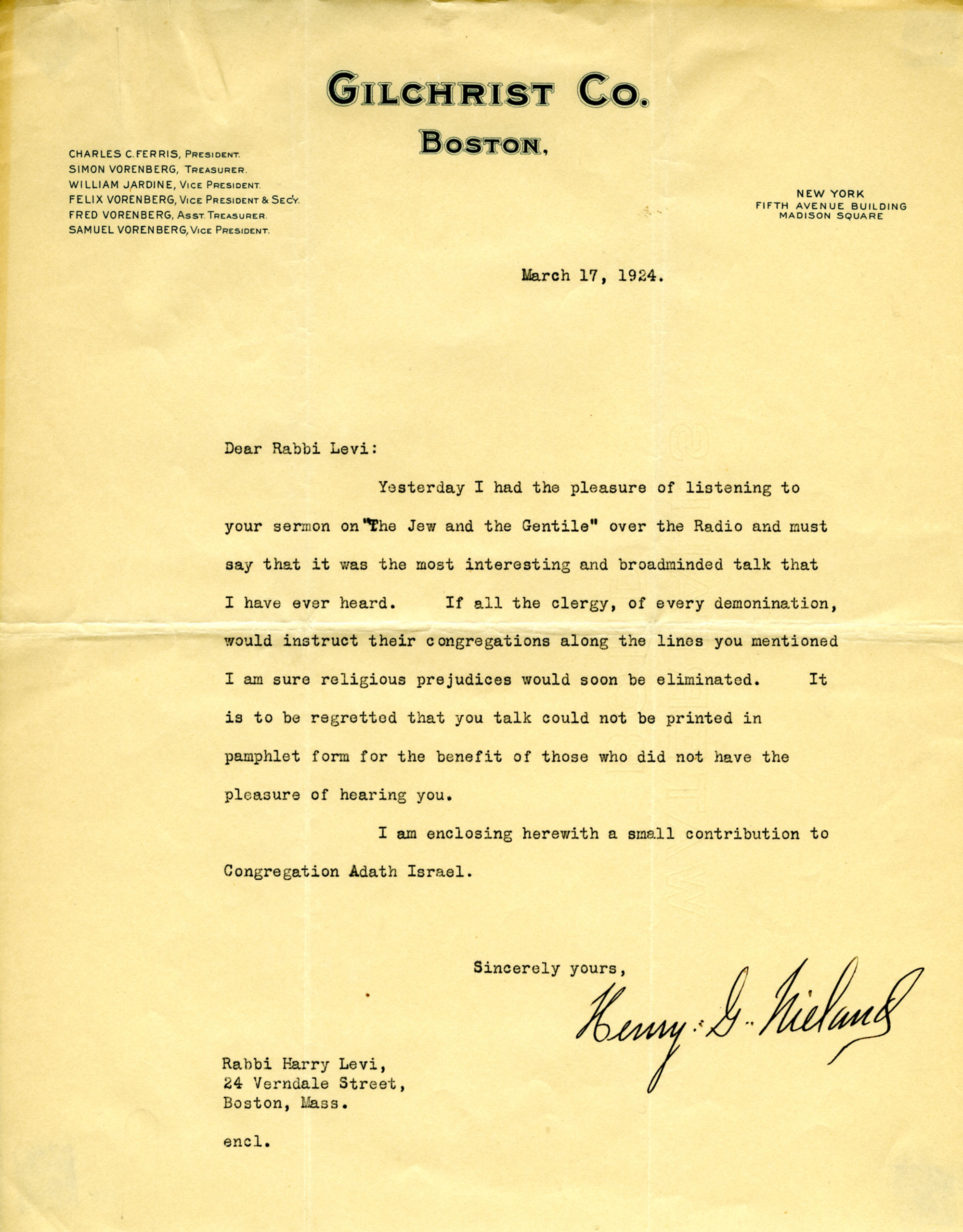 1924-letter-re-Levi_s-radio-addresses