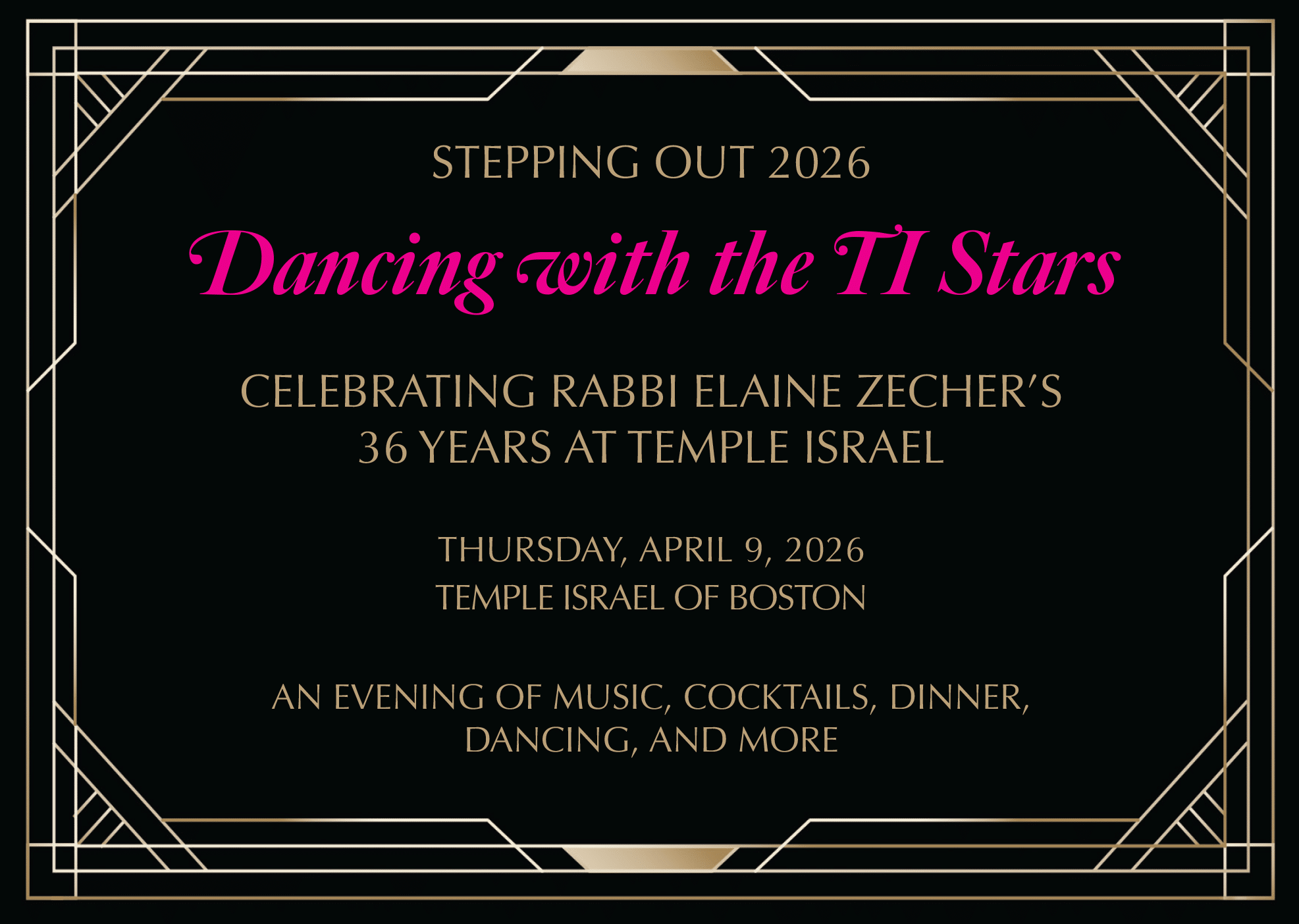 Stepping Out Dancing with the TI Stars