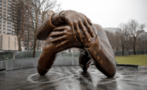 Embrace Boston sculpture in the Boston Common