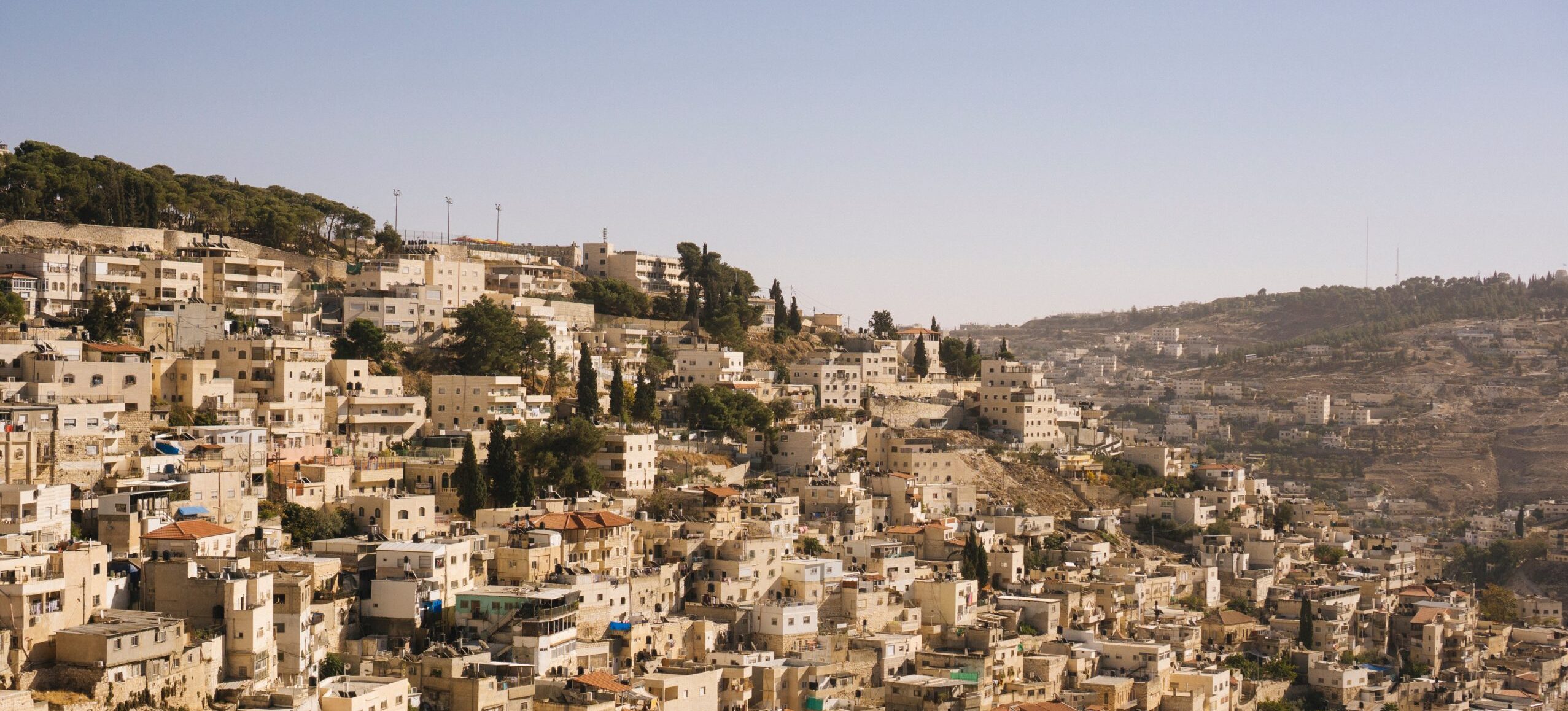 Israeli village on a hill